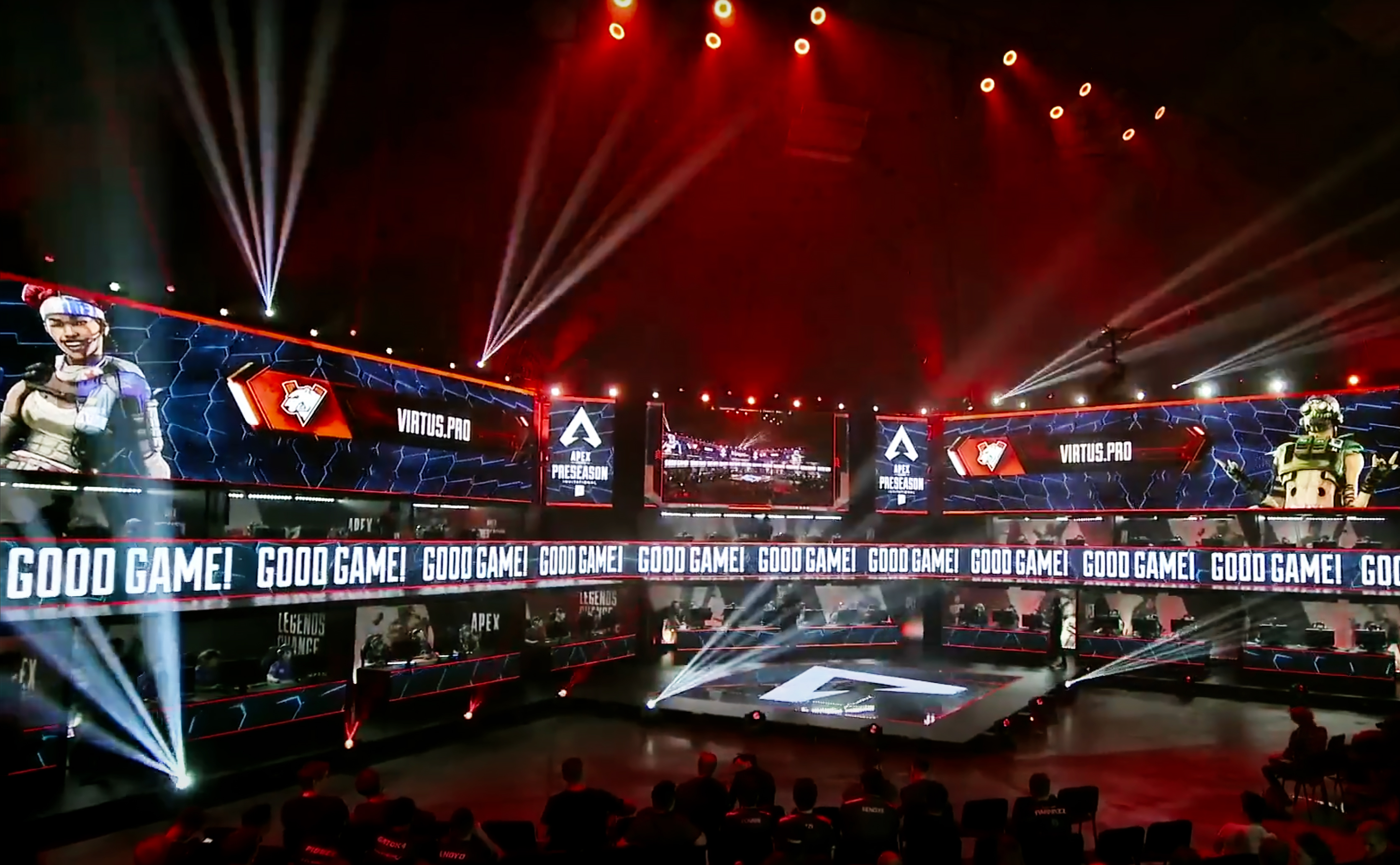 Live esports production stage